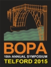 18th Annual BOPA Symposium Telford 2015 logo