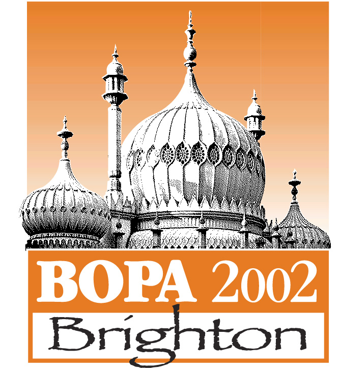 5th Annual BOPA Symposium Brighton 2002 logo