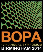 17th Annual BOPA Symposium Birmingham 2014 logo