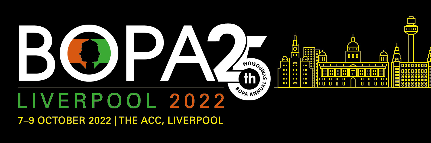 25th Annual BOPA Symposium –  Liverpool 2022 logo